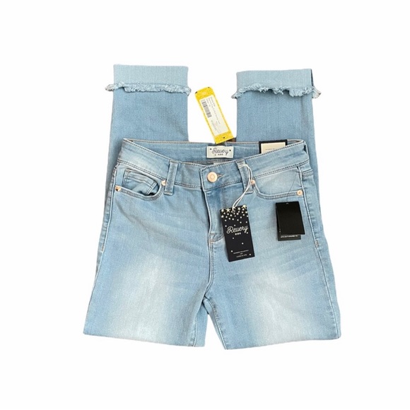Revery Kids Ankle Cuffed Skinny Jeans - Picture 3 of 5
